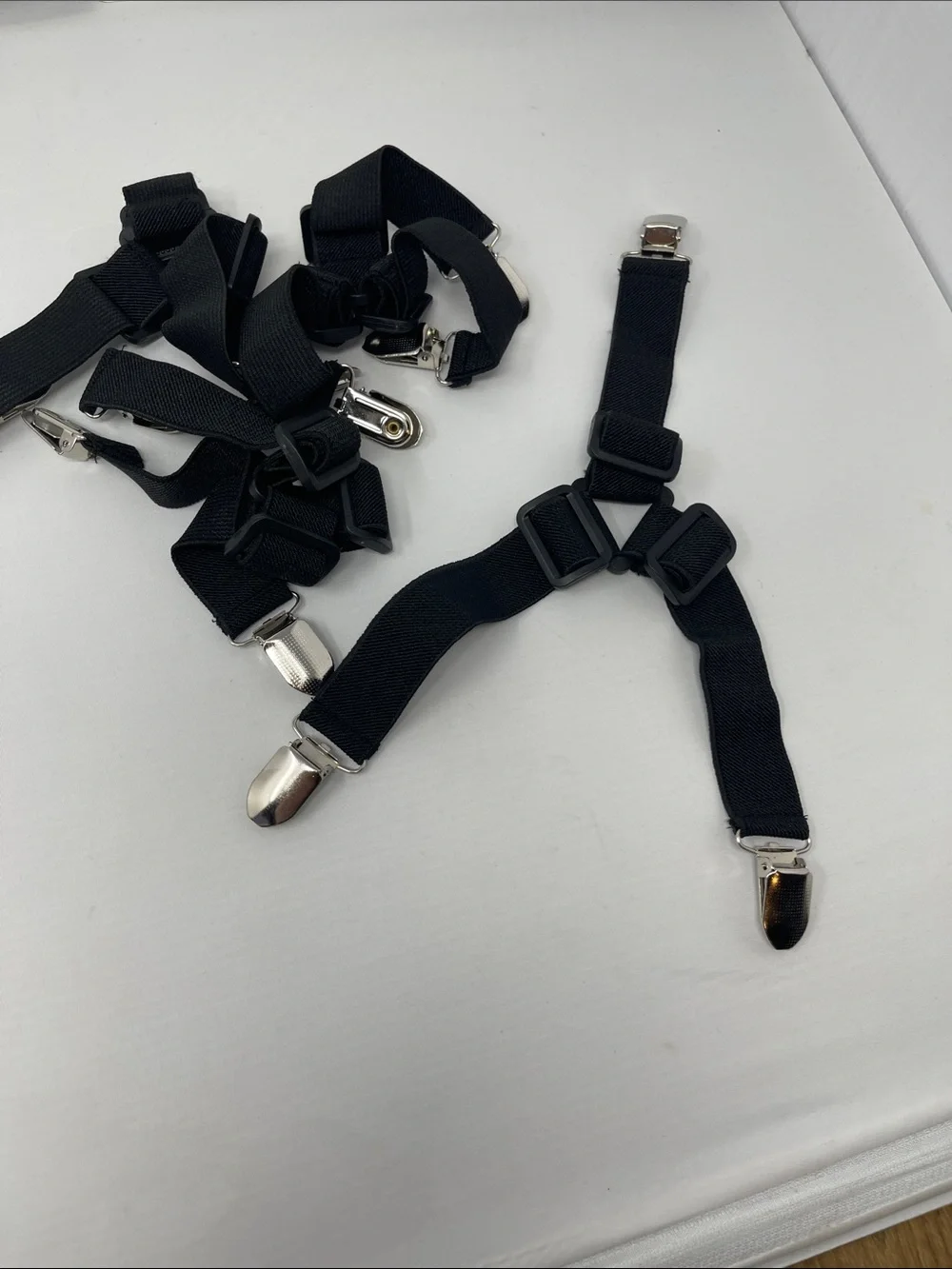 Bed Sheet adjustable strap Holders Straps Fasteners - 4 pieces